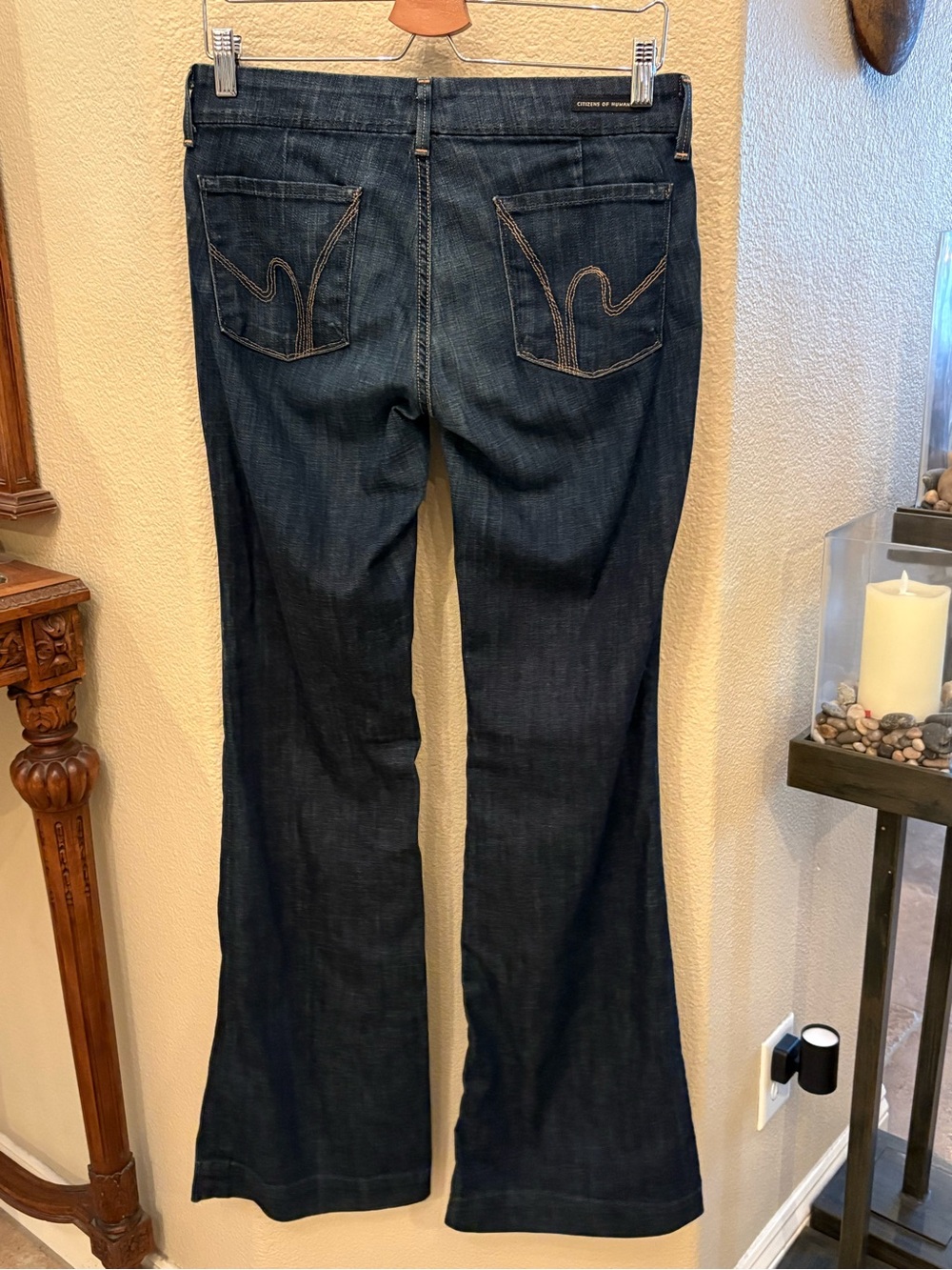 NWT~Citizens of Humanity Women Dark Wash Faye Flare Jeans Size 28